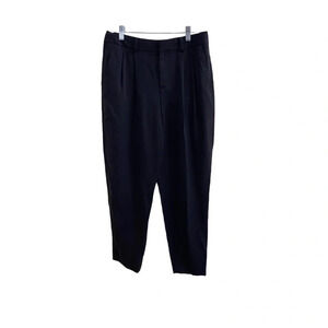 Elie Tahari Nordstrom NWT Black Pleated Cropped Pants Office Wear Work Size 4